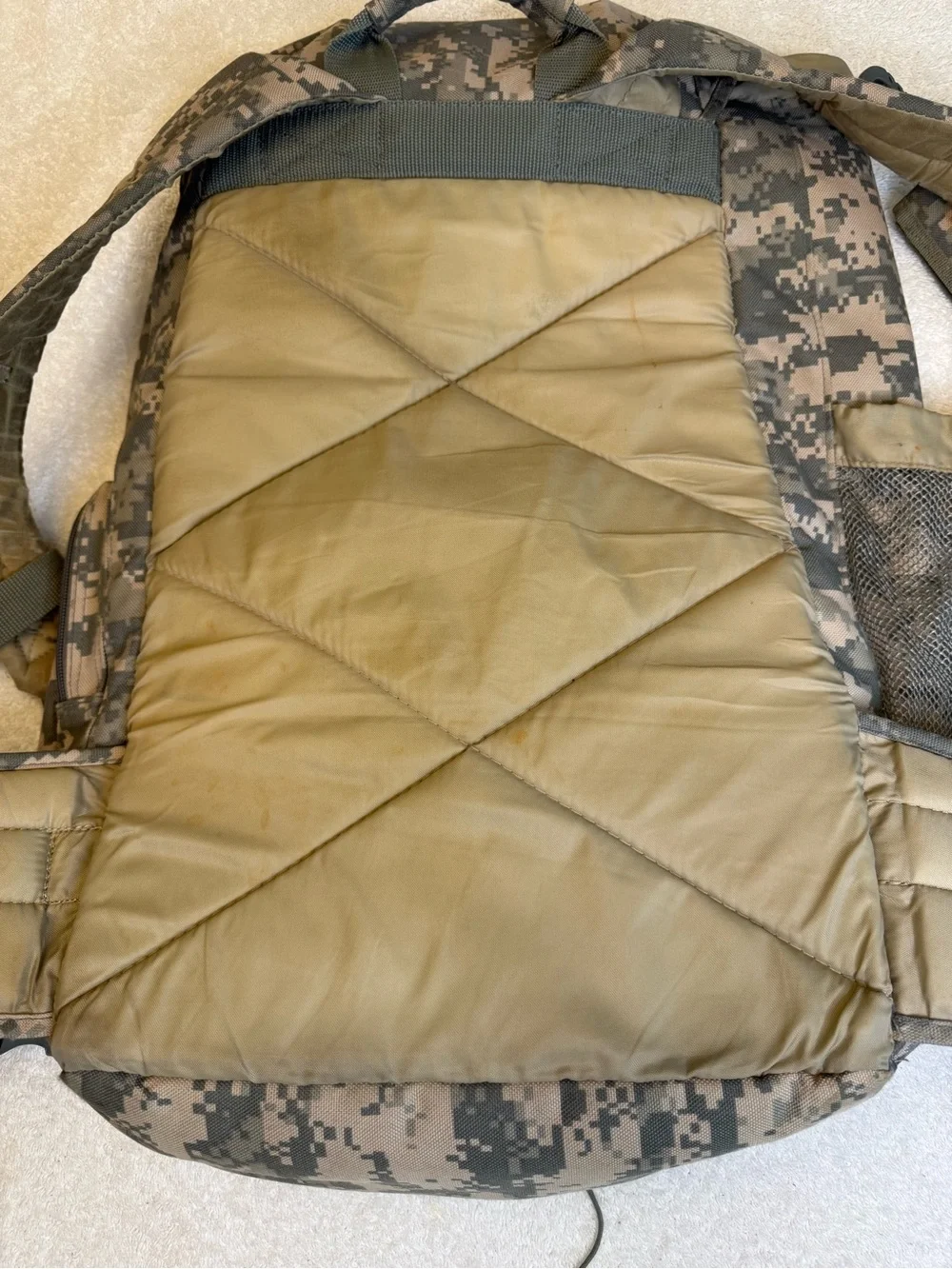 US Army 1st Bn 19th Infantry Tactical Camo Backpack 23x19